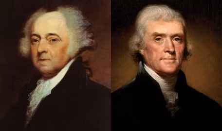 Ngày hai Tổng thống John Adams và Thomas Jefferson qua đời cũng là dịp kỷ niệm 50 năm ngày Mỹ tuyên bố Tuyên ngôn độc lập.