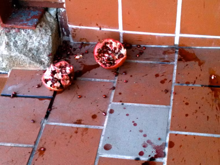 Vào thời khắc giao thừa ở Hy Lạp, người mẹ trong gia đình bước ra sân lấy quả lựu đập mạnh vào tường nhà, nếu hạt lựu văng tung toé khắp sân thì đồng nghĩa năm mới gia đình sẽ gặp nhiều may mắn.