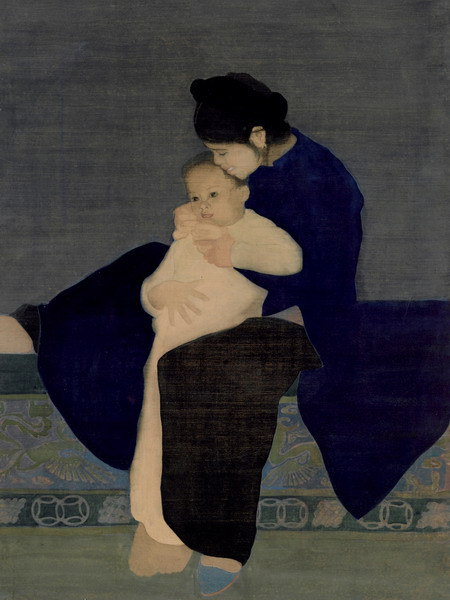 Bức tranh "Đứa bé" của Trần Bình Lộc (1914-1941) vẽ năm 1936.