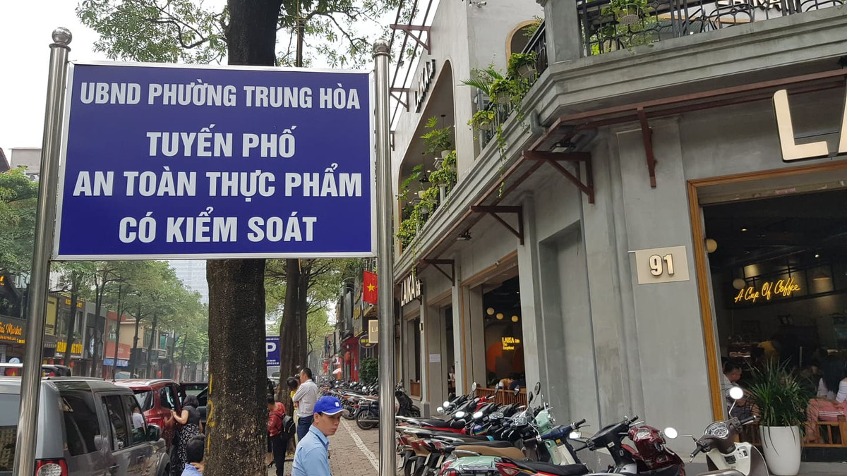 Ha Noi trien khai 20 tuyen pho an toan thuc pham