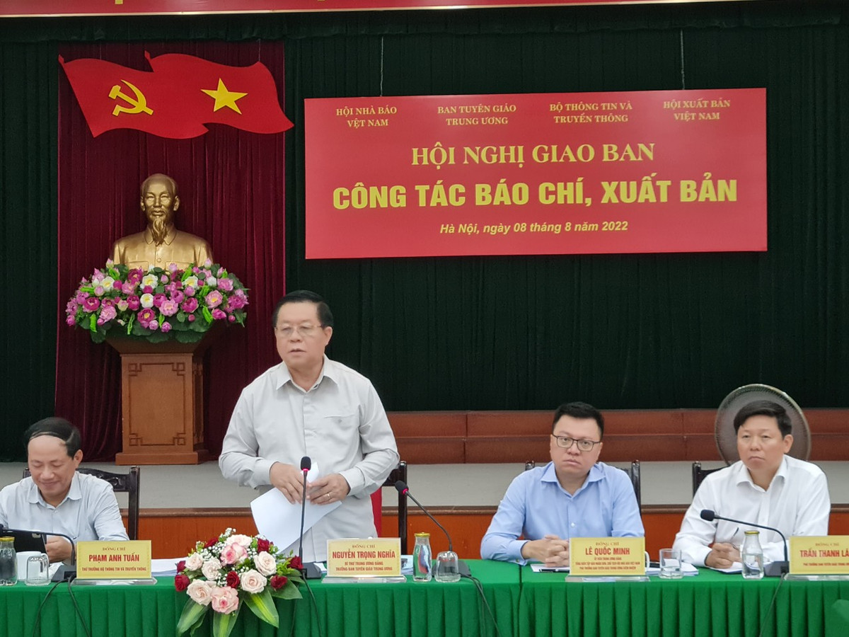 Hoi nghi giao ban cong tac bao chi, xuat ban nam 2022