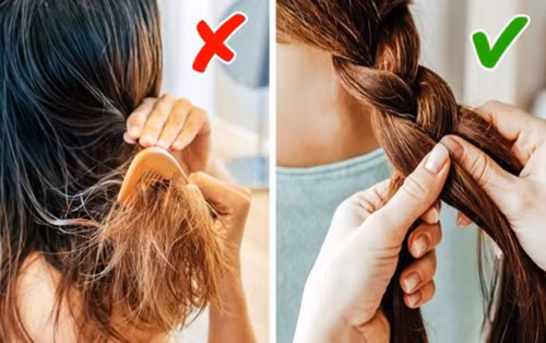 Tránh rối tóc. Tết tóc khi ngủ góp phần giữ tóc ở vị trí cố định, tránh tình trạng rối tóc thời điểm thức dậy buổi sáng. Ngoài việc tiết kiệm thời gian gỡ rối, tết tóc góp phần giảm lượng tóc rụng khi chải.