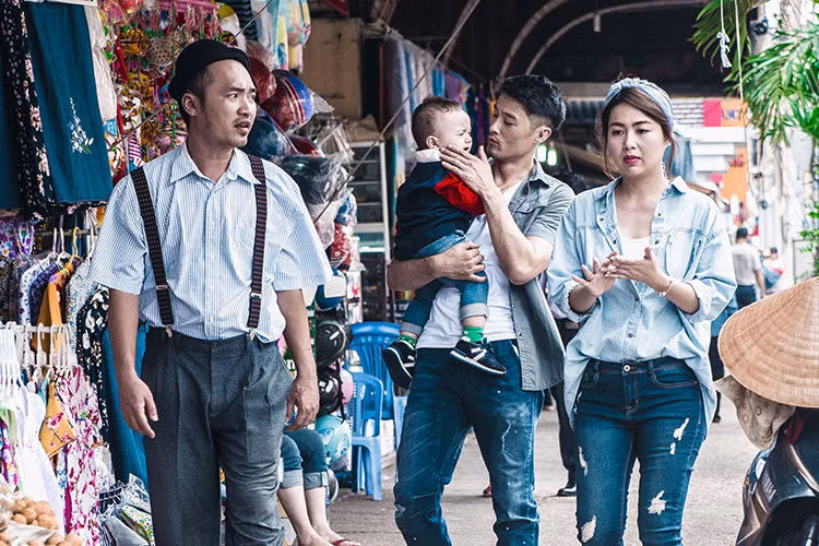 “Vú em tập sự” là dự án hài – hành động đánh dấu sự kết hợp lần đầu tiên của Johnny Trí Nguyễn và Lê Khánh.