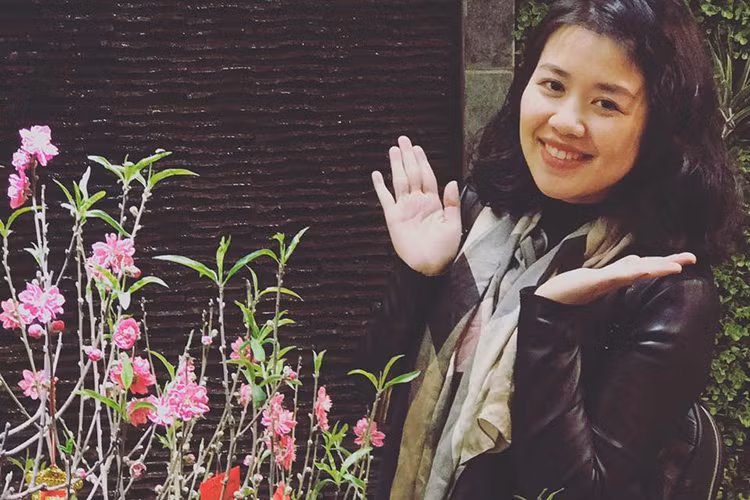 BTV Ngọc Diệp chia sẻ, cô vừa kinh doanh vừa chăm sóc hai con nhỏ nên quỹ thời gian của cô cho công việc ở VTV khá eo hẹp. Ảnh: FBNV