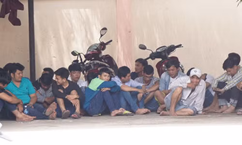 30 giang ho Sai Gon xuong Binh Duong giai cuu vo ban