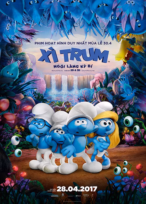 “Xì Trum: Ngôi làng kì bí” là bộ phim công chiếu đúng dịp lễ 30/4. Phim kể về cuộc phiêu lưu hoàn toàn mới của Tí Cô Nương, Tí Vụng Về, Tí Đô và Tí Cận. Vẫn như mọi lần, cả hội không an phận trong ngôi làng Xì Trum yên bình và lại bày trò “đưa nhau đi trốn”. Ảnh: ĐPCC