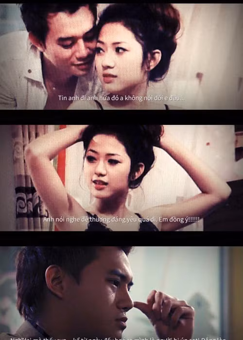 Trước "Sống chung với mẹ chồng", Trang Cherry từng tham gia bộ phim "Khi người đàn ông góa vợ bật khóc" đã lên sóng truyền hình vào năm 2013. Ảnh: FBNV