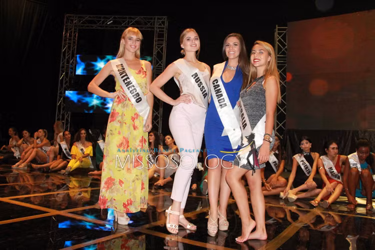 Nguyễn Thị Thành lọt top 5 cùng các đại diện: Pakistan, Canada, Bỉ và Belarus. Trong khi vương miện thuộc về đại diện Canada, danh hiệu á hậu 1, 2, 4 thuộc về Pakistan, Bỉ và Belarus. Ảnh: Missosology