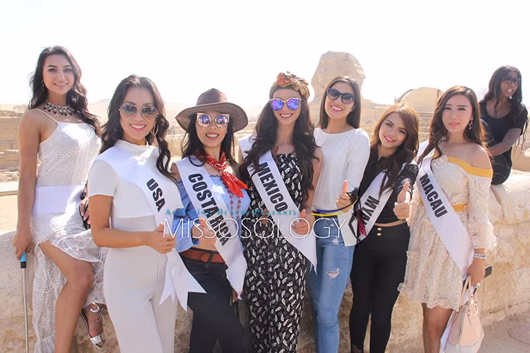 Đáng tiếc, bạn cùng phòng của Nguyễn Thị Thành ở Ai Cập trắng tay tại cuộc thi Hoa hậu Hoàn vũ Myanmar 2016. Ảnh: Missosology