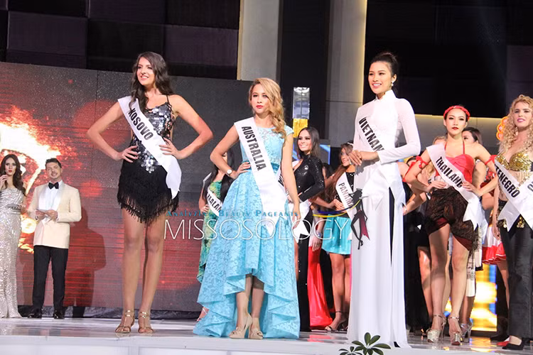 Người đẹp Nguyễn Thị Thành vừa trải qua phần thi tài năng tại cuộc thi Miss Eco International 2017 (Hoa hậu Môi trường Quốc tế 2017). Ảnh: Missosology