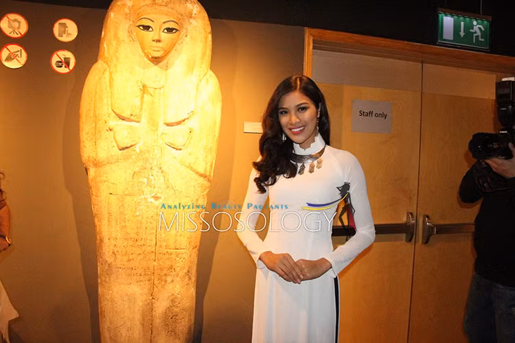 Phớt lờ lệnh triệu tập, Nguyễn Thị Thành vẫn sang Ai Cập tham dự cuộc thi Miss Eco International 2017. Ảnh: Missosology