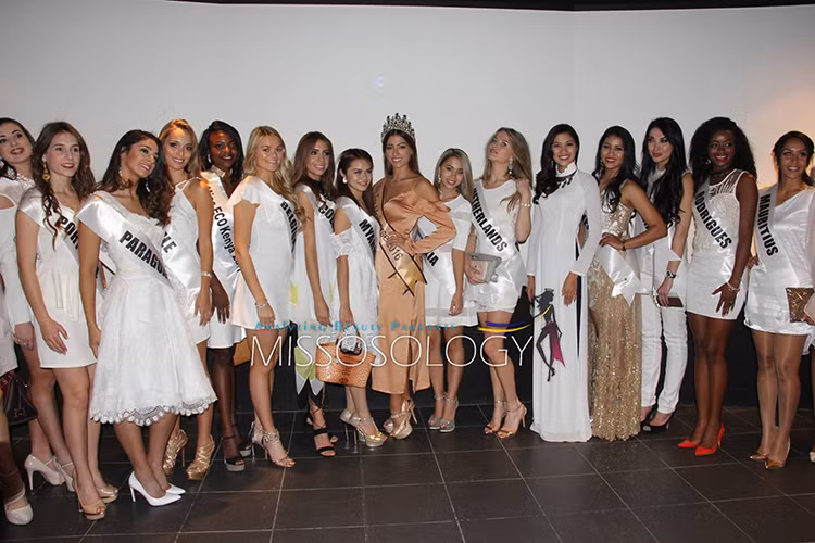 Nguyễn Thị Thành nổi bật trong dàn thí sinh Miss Eco International 2017 bởi chiều cao ấn tượng. Ảnh: Missosology