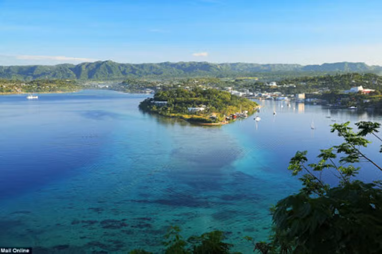 Khung cảnh thanh bình và tươi đẹp của quần đảo Vanuatu nằm giữa Thái Bình Dương.
