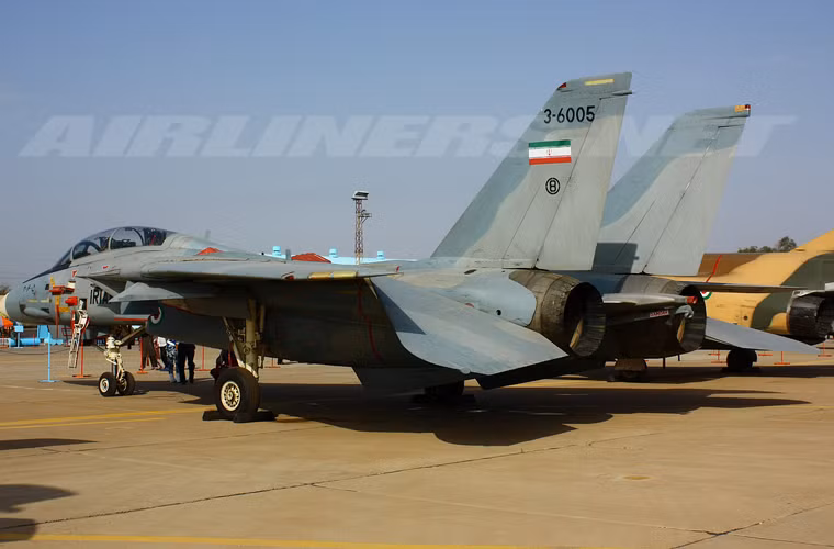 Iran đã nhận được tổng cộng 79/80 chiếc tiêm kích F-14 theo đơn hàng được ký kết giữa chính quyền chuyên chế Vua Mohammad Reza Pahlavi với chính quyền Mỹ Richard Nixon ký. Ngoài máy bay, Iran còn nhận được 424 tên lửa không đối không AIM-54 có tầm bắn cực xa cùng động cơ dự trữ và cơ sở vật chất.