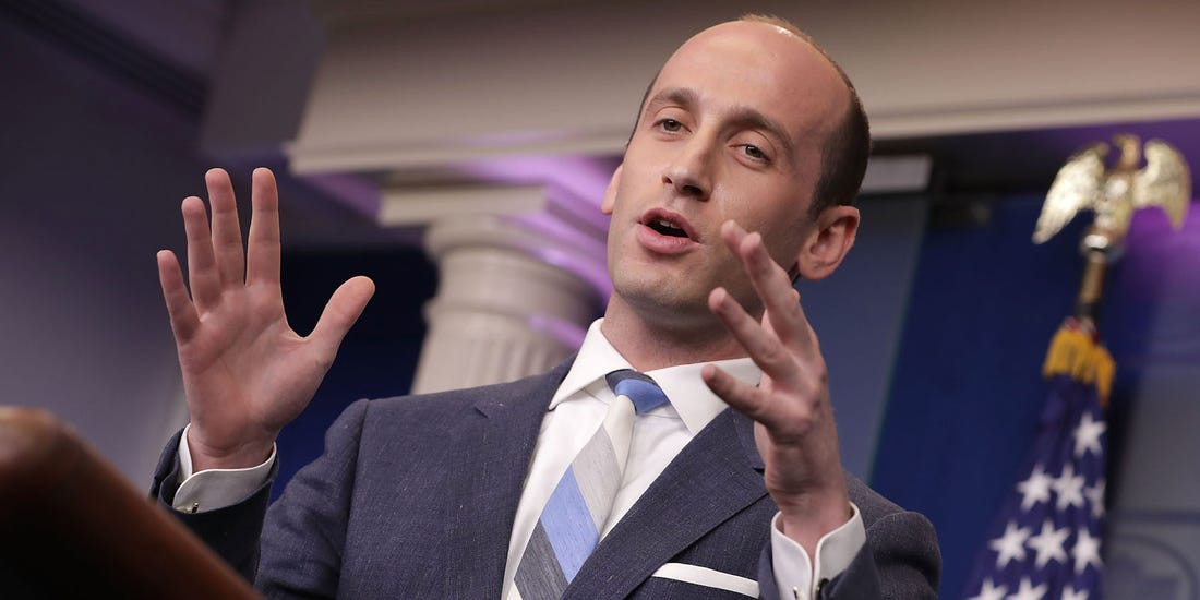 Được biết, Stephen Miller là cố vấn chính kể từ những ngày đầu trong nhiệm kỳ tổng thống của ông Donald Trump. Ảnh: BI.