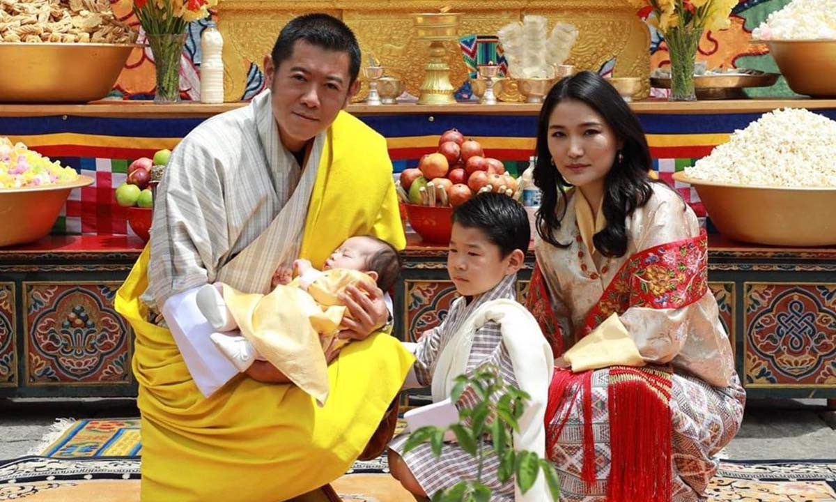 Jigme Namgyel Wangchuck hiện được 4 tuổi và là người thừa kế của Quốc vương Bhutan. Ảnh: HM.