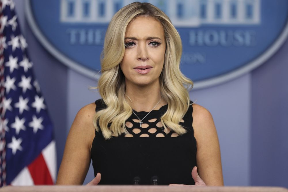 Ngày 7/8/2017, Ủy ban Quốc gia Đảng Cộng hòa (RNC) bổ nhiệm McEnany làm người phát ngôn của ủy ban này. Ảnh: BB.