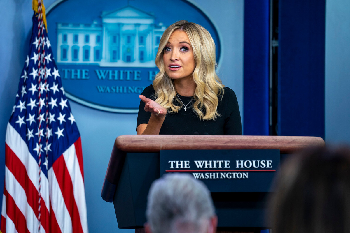 Thư ký Báo chí Nhà Trắng Kayleigh McEnany sinh ngày 18/4/1988 tại Tampa, Florida. Ảnh: NYT.
