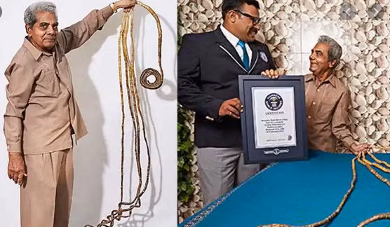 Năm 2014, ông Shridhar Chillal đến từ Ấn Độ là người đã lập nên kỷ lục sở hữu bộ móng dài nhất trên một bàn tay.