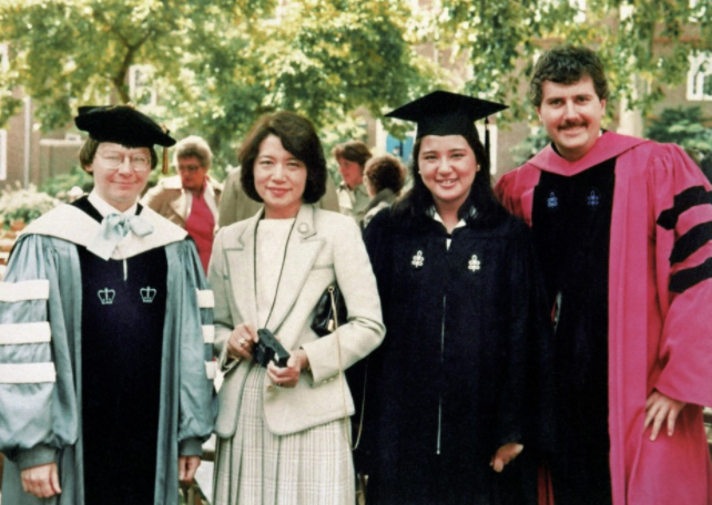 Hoàng hậu Masako trong lễ tốt nghiệp tại Đại học Harvard tháng 6/1985. Ảnh: KN.