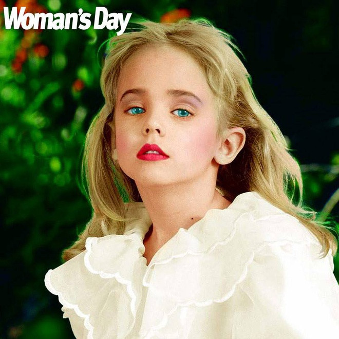 Mới 6 tuổi, JonBenét đã nổi tiếng khắp nước Mỹ khi giành chiến thắng thuyết phục ở hàng loạt cuộc thi như Sắc đẹp nhí quốc gia, Hoa hậu nhí Charlevoix, Hoa hậu nhí Colorado,...Ảnh: NI.