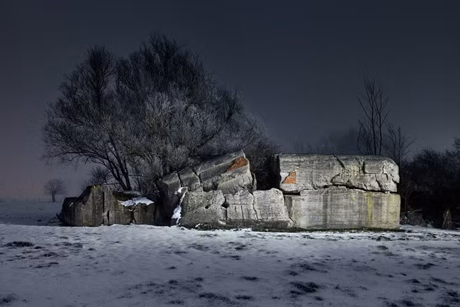 Đây là một boongke bị bỏ hoang nằm ở Bỉ.