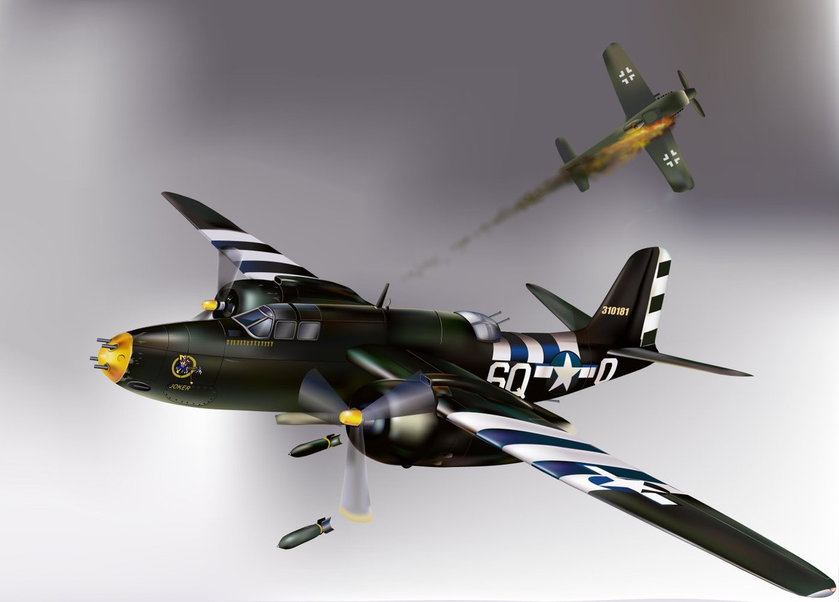 Đây là một máy bay tấn công, ném bom hạng nhẹ do Mỹ chế tạo. Nó được trang bị ba súng máy cỡ nòng 12,7mm và súng máy Browning cố định trong mũi cùng hai súng máy Browning cỡ 7,7mm linh hoạt. Ngoài ra nó cũng có thể mang được 910 kg bom.