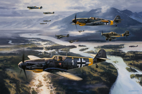 Trước chiến tranh, ông là một phi công dù lượn. Ông gia nhập Không quân Đức năm 1940 và hoàn thành khóa huấn luyện phi công vào năm 1942. Hartmann đã được cử tới mặt trận phía Đông với chiếc Jagdgeschwader 52 (JG 52). Ông cũng được sự dìu dắt của những phi công chiến đấu kinh nghiệm nhất nước Đức lúc đó.