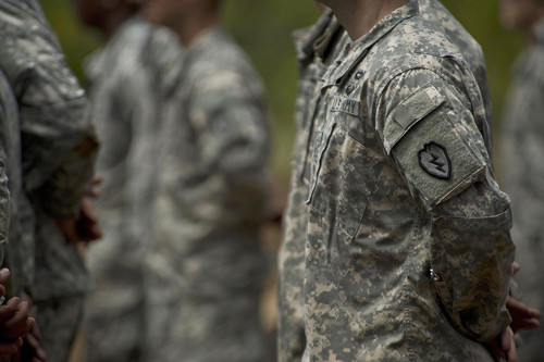 Trước đây Quân đội Mỹ từng có hệ thống thứ bậc cho chuyên gia từ Spec-4 đến Spec-9 nhưng điều này đã bị loại bỏ vào năm 1985. Thay vào đó người ta gọi chung bậc Spec-4 để chỉ những người sẵn sàng nhập ngũ và từ “chuyên gia” ra đời từ đó. Trong ảnh là phù hiệu của các "chuyên gia".