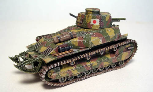 Sau Liên Xô, Nhật Bản cũng là một nước khá hứng thú với xe tăng bay. Một phần là do quân đội Nhật trong Chiến tranh Thế giới thứ 2 khó khăn trong việc vận chuyển thiết bị nặng như xe tăng, từ đảo này sang đảo khác. Đó là lý do thúc đẩy họ chế tạo những chiếc xe tăng gắn cánh tàu lượn.