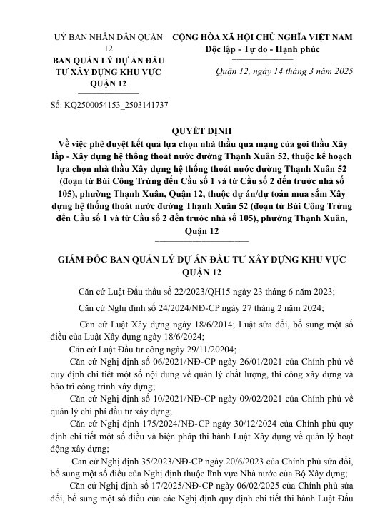 TP HCM: Cty Hieu An Phuong thi cong he thong thoat nuoc duong Thanh Xuan 52