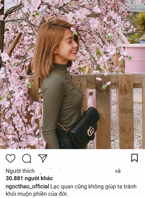 Thậm chí, Ngọc Thảo bỏ theo dõi Andree trên Instagram. Trong khi đó, Andree vẫn để chế độ 'follow' cô nàng.
