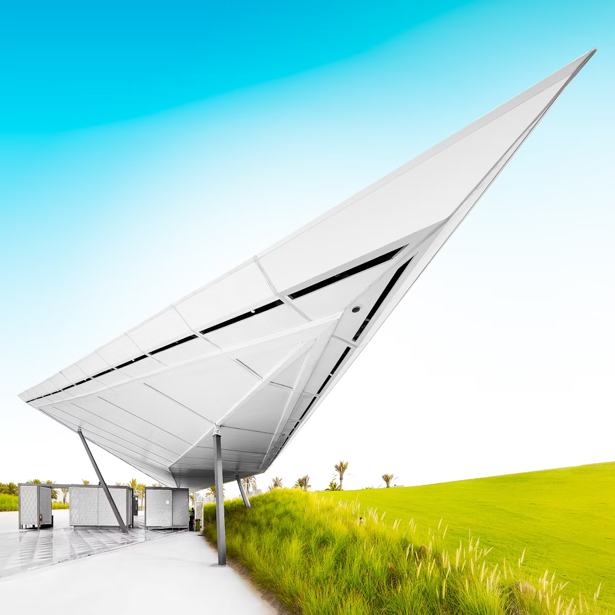 2. Museum of Islamic Art, Doha, Qatar: Nhà vệ sinh này được thiết kế bởi kiến trúc sư Pritzker Prize Ieoh Ming Pei, nằm ngoài công viên của Bảo tàng Nghệ thuật Hồi giáo.(Ảnh: lonelyplanet)