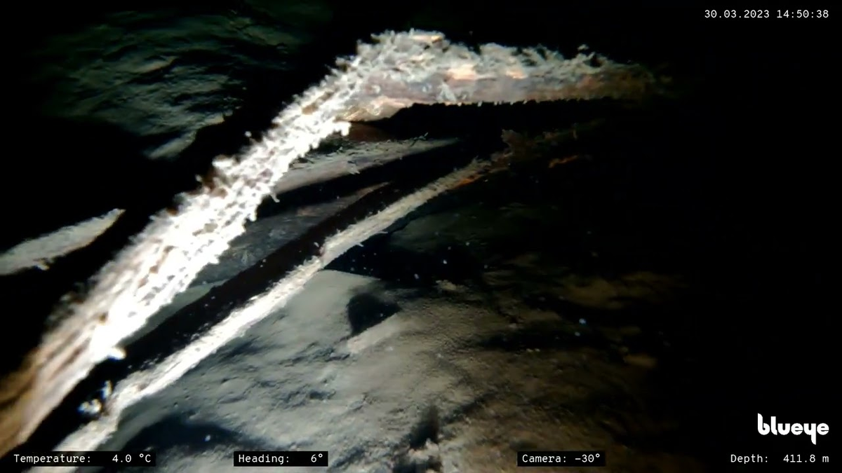 Con tàu được xác định là loại "føringsbåt", từng dùng để chở hàng và hành khách hàng trăm năm trước. (Ảnh: Norwegian SciTech News)