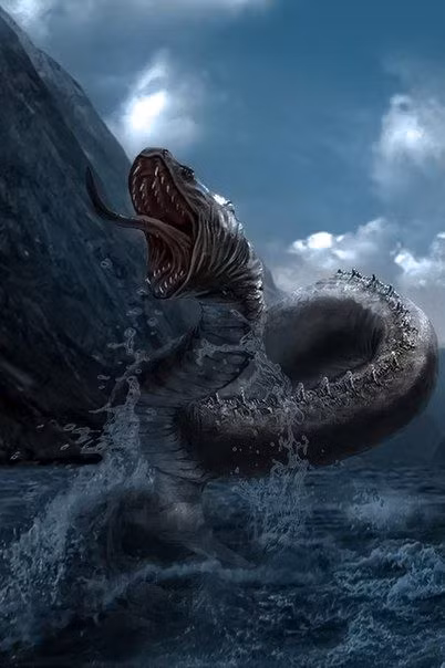 Rắn cốc Kolosegu, với kích thước khổng lồ và khả năng săn mồi uy lực, thực sự là chúa tể của đại dương cổ đại. Việc nghiên cứu về loài rắn biển này không chỉ giúp chúng ta hiểu rõ hơn về sự tiến hóa và đa dạng của các loài sinh vật cổ xưa mà còn mở ra nhiều cánh cửa mới trong việc khám phá về thế giới tự nhiên. (Ảnh: Pinterest)