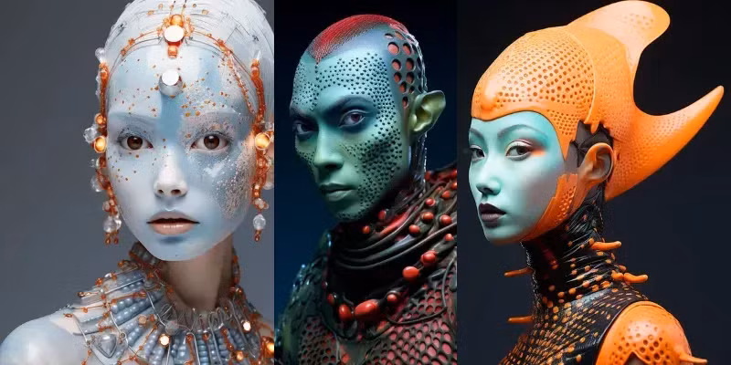 Dù câu trả lời ra sao, giả thuyết này là lời nhắc nhở rằng sự tiến hóa của loài người là một hành trình khám phá và sáng tạo không ngừng.(Ảnh: PromptBase)