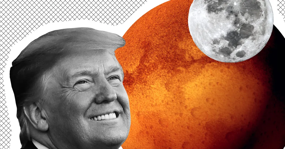 Lời hứa này đến vào thời điểm mà cuộc đua lên sao Hỏa đang được các quốc gia khác, đặc biệt là Trung Quốc, rất quan tâm. Với các thành tựu không gian trong những năm gần đây, Mỹ và các cường quốc không ngừng cạnh tranh để mở rộng tầm ảnh hưởng ngoài không gian.(Ảnh: The Cut)