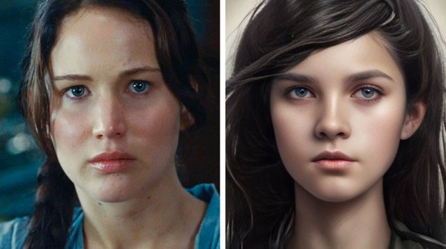 4. Katniss Everdeen trong loạt sách của Suzanne Collins: Katniss Everdeen, nhân vật chính trong loạt sách "Đấu trường sinh tử", là biểu tượng của sự dũng cảm và tinh thần chiến đấu. Katniss Everdeen có vóc dáng mảnh mai với mái tóc đen, đôi mắt xám và làn da màu ô liu.(Ảnh: Trí thức trẻ)
