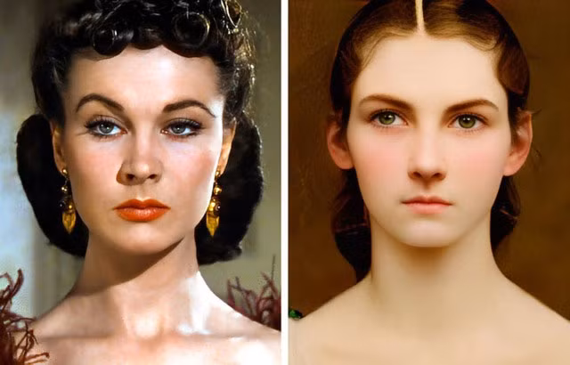 1. Scarlett O'Hara trong "Cuốn theo chiều gió" của Margaret Mitchell: Scarlett O'Hara là một nhân vật đầy sức mạnh và nghị lực, là biểu tượng của sự kiên cường và bền bỉ trong tác phẩm "Cuốn theo chiều gió". Hình ảnh AI tái dựng lên Scarlett O'Hara đúng với mô tả trong sách. (Ảnh: Trí thức trẻ)