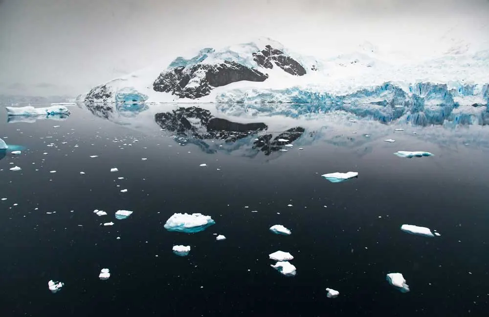 Các nhà khoa học cảnh báo rằng sự tan chảy nhanh chóng của các sông băng do hiện tượng nóng lên toàn cầu có thể dẫn đến các thảm họa thời tiết và đe dọa hệ sinh thái biển. (Ảnh: Quark Expeditions)