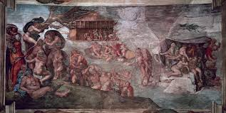 Bí ẩn tồn tại trong bức "Đại hồng thủy" của Michelangelo không chỉ là một phát hiện y học mà còn là một phần trong thông điệp tôn giáo và triết học mà ông muốn truyền tải. Điều này cho thấy Michelangelo không chỉ là một nghệ sĩ tài ba mà còn là người có hiểu biết sâu rộng về y học và các vấn đề xã hội của thời đại. (Ảnh: MeisterDrucke)