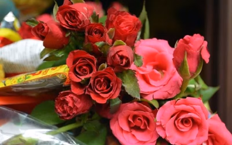 7. Hoa hồng: Hoa hồng với ý nghĩa ngập tràn hạnh phúc, sự trường tồn vĩnh cửu sẽ là chọn lựa tuyệt vời cho bạn khi muốn tìm một loại hoa chưng trên bàn thờ.