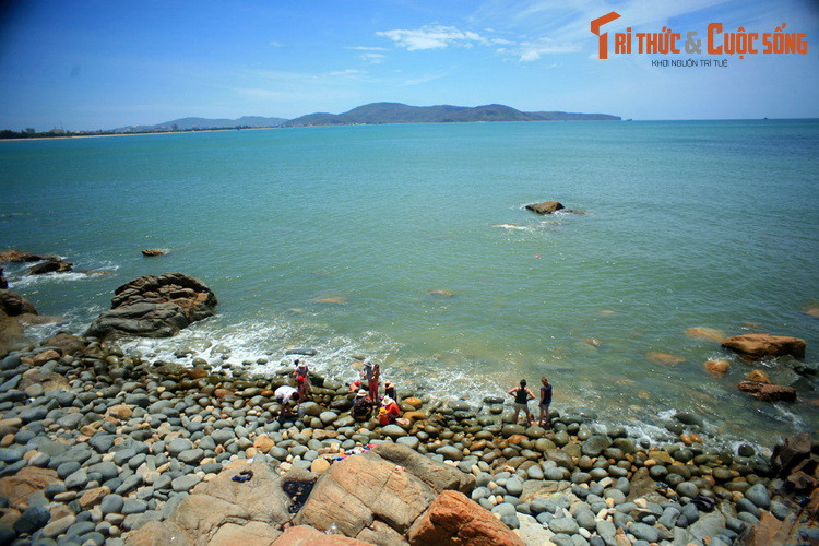 2. Bãi biển Ghềnh Ráng ở thành phố Quy Nhơn (tỉnh Bình Định) được cả nước biết đến với bãi Đá Trứng độc đáo.