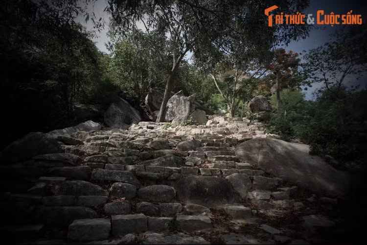 Những lúc không ở trong hang, Ông Núi vào rừng đốn củi, bó thành bó lớn rồi vác xuống núi đặt bên đường. Người qua đường biết đó là củi của ông nên đem rau gạo đến đổi. Ông Núi xuống lấy gạo, rau quả rồi đi, không đối đáp với bất cứ ai về việc đổi chác ít hay nhiều.