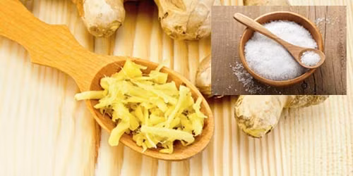 Nếu là muối rang gừng chỉ cần 1kg gừng rửa sạch, giã nát và rang lên cùng 1kg muối hột. Đổ tất cả vào túi vải và chườm sau khi ăn no, làm 3 lần/ngày, áp dụng đều đặn đảm bảo vòng hai của bạn sẽ gọn gàng hơn mỗi ngày.