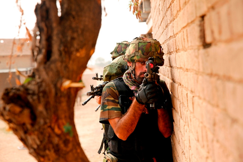 Cuộc tập trận là một phần trong thỏa thuận lịch sử giữa Nga và Pakistan về việc cho phép sĩ quan quân đội Pakistan được đến đào tạo ở Nga. Ảnh: Bộ Quốc phòng Nga.