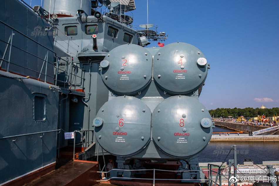 Tổng cộng 21 tàu khu trục lớp Sovremenny đã được chế tạo nhưng hiện tại Hải quân Nga chỉ còn vận hành 3 tàu, một tàu đang được đại tu nhưng không biết khi nào mới hoàn thành. Nguồn ảnh: Sina.