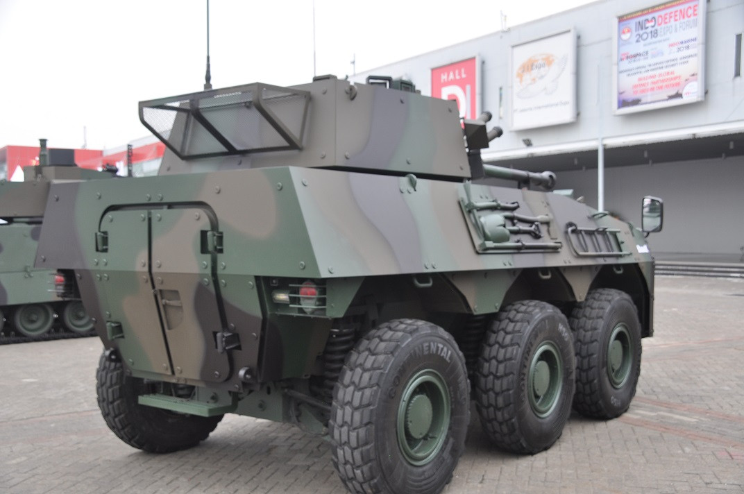 Tuy nhiên, năm 2017 vẫn chưa có xe nào được giao. Một nguồn tin quân sự Indonesia tiết lộ trọng lượng xe quá nặng so với yêu cầu nên phải thiết kế lại. Ảnh: BMPD.