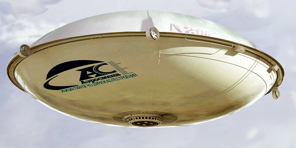 Công ty sản xuất khí cầu Aerosmena đến từ Nga dự kiến ra mắt khinh khí cầu hình đĩa bay có trọng tải 600 tấn của mình vào năm 2024.