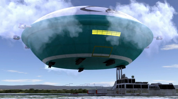 Theo các nhà thiết kế của Aerosmena, chiếc khinh khí cầu giống như đĩa bay này được tạo ra từ nghiên cứu đường hầm gió và các hệ thống tiêu chuẩn của mô hình toán học.